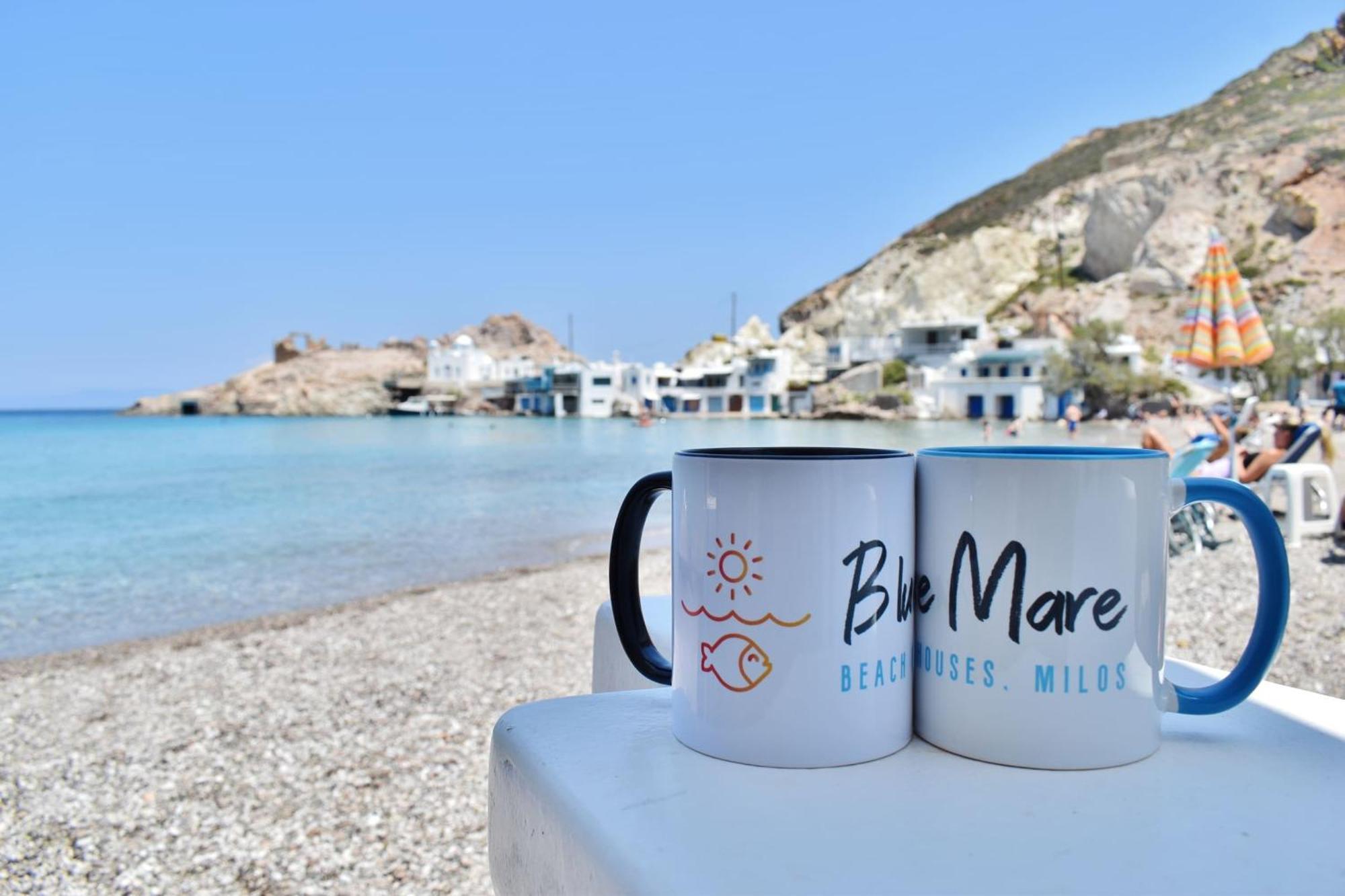 Blue Mare Apartments On The Beach Firopotamos 객실 사진