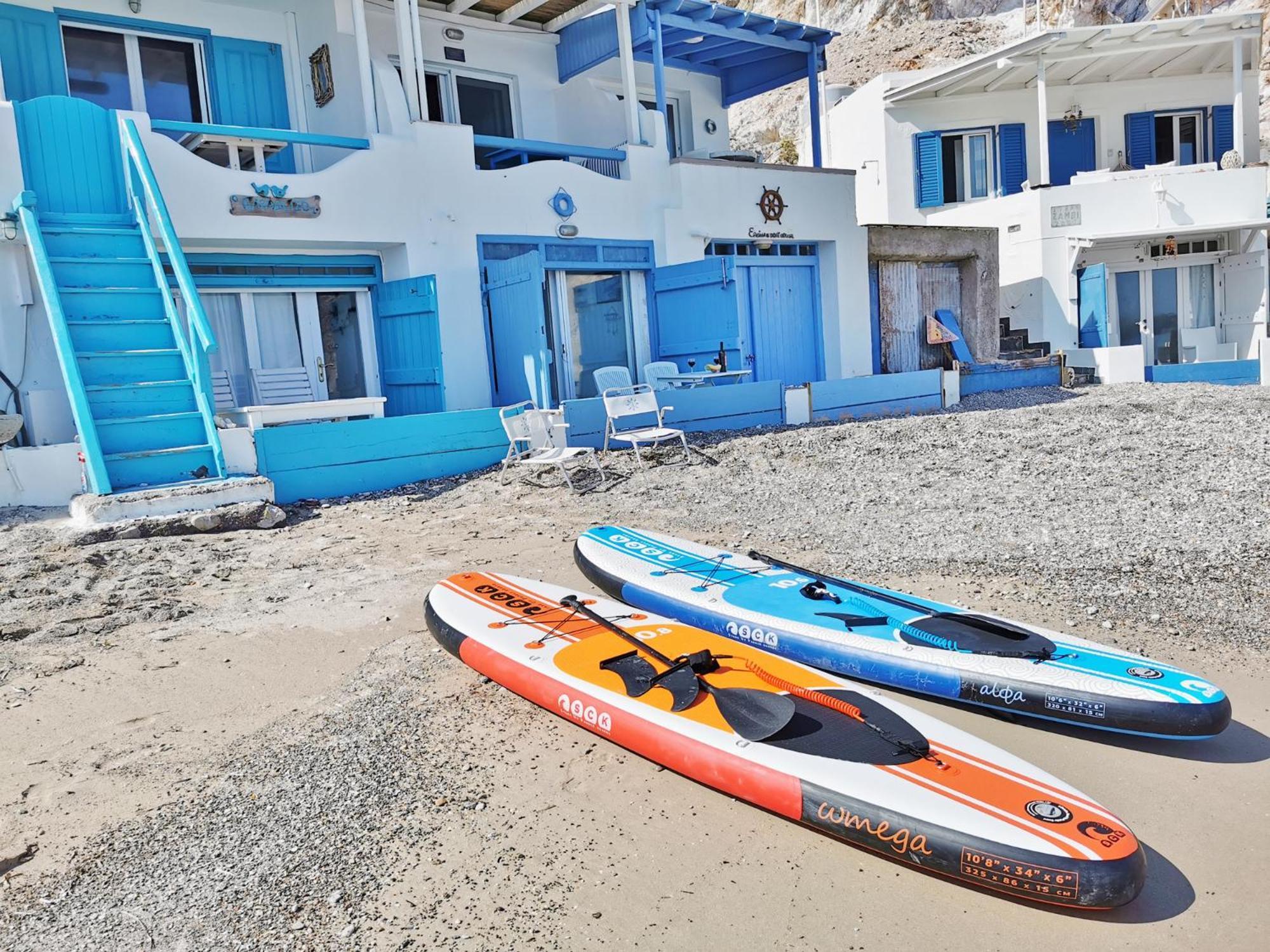 Blue Mare Apartments On The Beach Firopotamos 객실 사진
